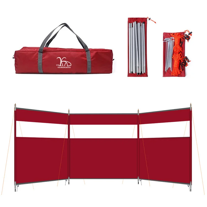 Multifunction UV sun protection easy installation camping windproof PVC window paravent 300d oxford waterproof beach windscreen, Customized color
Multifunction UV sun protection easy installation camping windproof PVC window paravent 300d oxford waterproof beach windscreen, Customized color