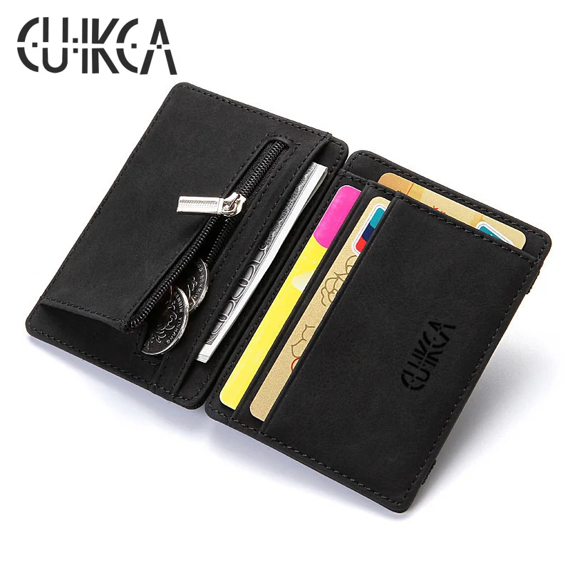 CUIKCA Magic Wallet Money Clip Zipper Coins Wallet Purse Unisex Pu Leather Slim Wallet Card Holder Zipper Coin Pocket
CUIKCA Magic Wallet Money Clip Zipper Coins Wallet Purse Unisex Pu Leather Slim Wallet Card Holder Zipper Coin Pocket