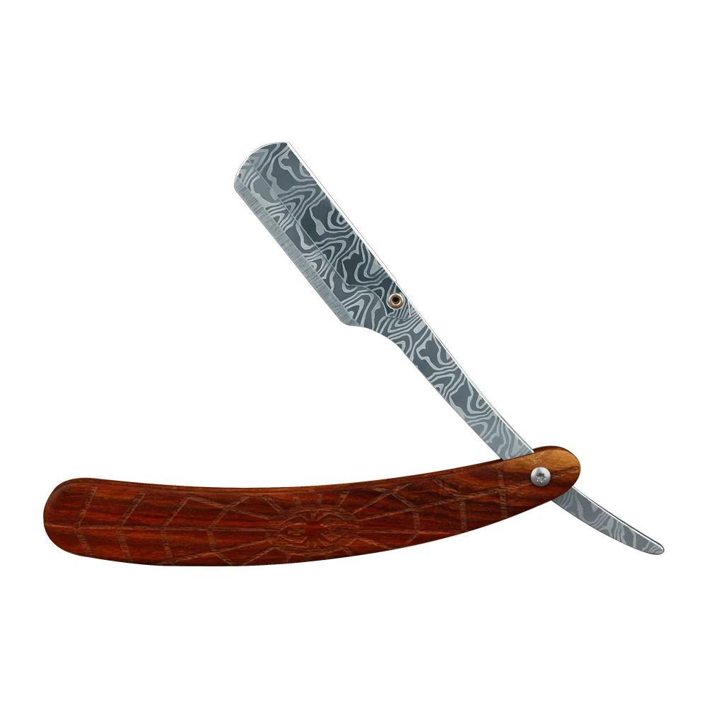 Custom Logo New Design Spider Wood Grain Handle Stainless Steel Straight Folding Razor Barber Shaving Hair Trimmer Razor For Men
Custom Logo New Design Spider Wood Grain Handle Stainless Steel Straight Folding Razor Barber Shaving Hair Trimmer Razor For Men