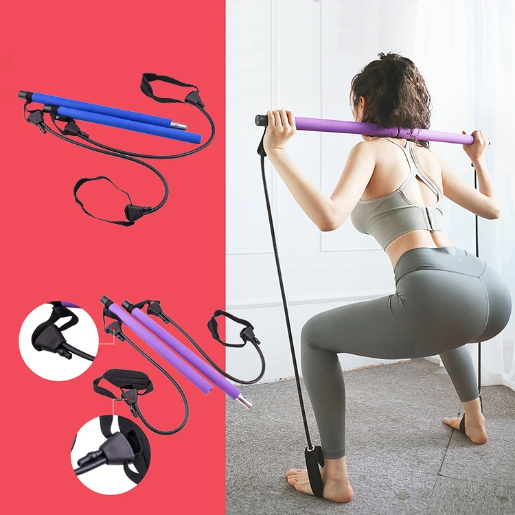 Hot Sale Pilates Bar with Adjustable Resistance Band Portable Exercise Gym Stick for sale
Hot Sale Pilates Bar with Adjustable Resistance Band Portable Exercise Gym Stick for sale