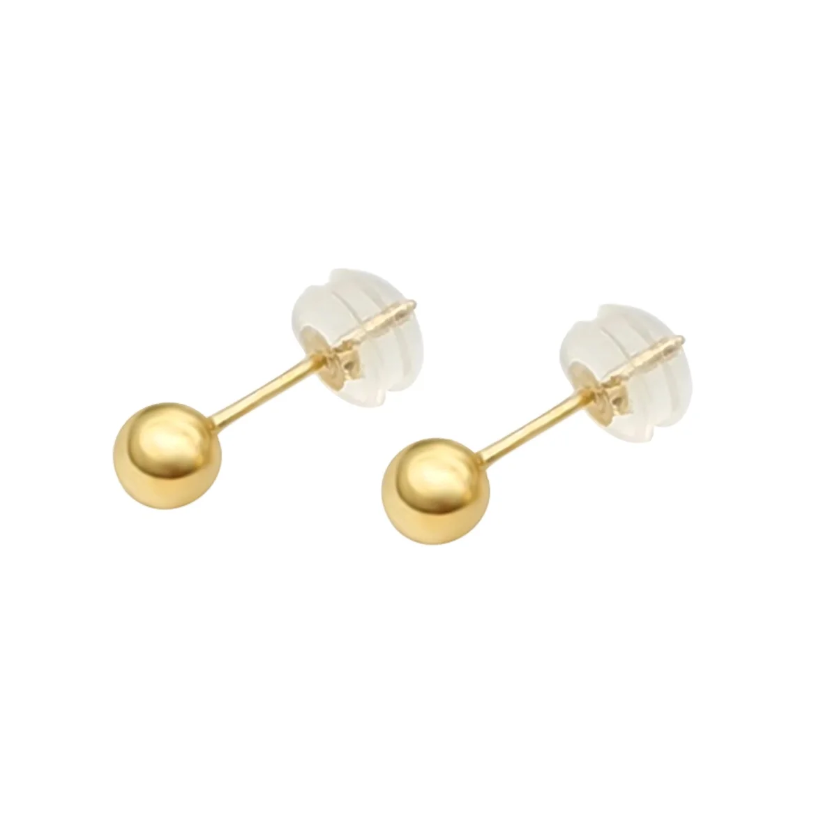 Fashion Solid 18K Gold 4mm Ball Earrings Studs Real 18K Yellow Gold Light BeadsBall Earrings Wholesale
Fashion Solid 18K Gold 4mm Ball Earrings Studs Real 18K Yellow Gold Light BeadsBall Earrings Wholesale