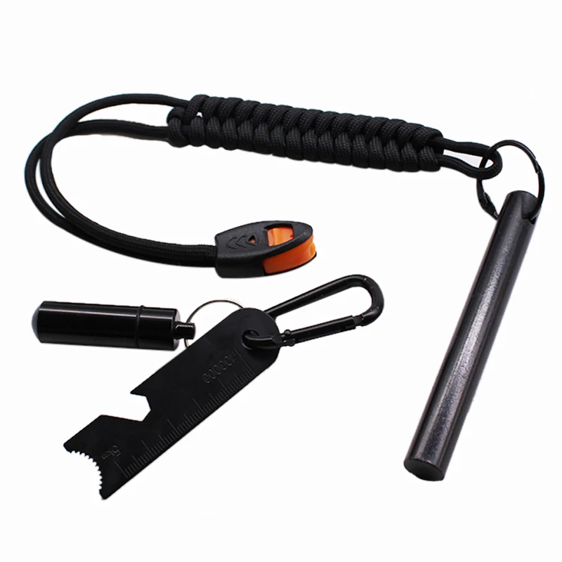 4inch Waterproof Emergency Survival Gear Kit Fire Tinder Best Firesteel Rod with Storage Capsule, Customized color
4inch Waterproof Emergency Survival Gear Kit Fire Tinder Best Firesteel Rod with Storage Capsule, Customized color