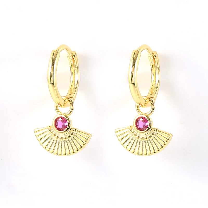 Wholesale summer best-selling S925 sterling silver INS geometric fan-shaped pendant earrings
Wholesale summer best-selling S925 sterling silver INS geometric fan-shaped pendant earrings