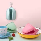 Pot Holder Custom Heat Resistant Cooking Pinch Mitts Mini Oven Silicone Mitts Gloves Silicone Pot Holder