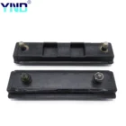 Rubber track pad for excavators of various specifications and center distance