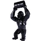 Custom France Richard Orlinski Wild Kong Animal Sculpture Gorilla Resin Statue