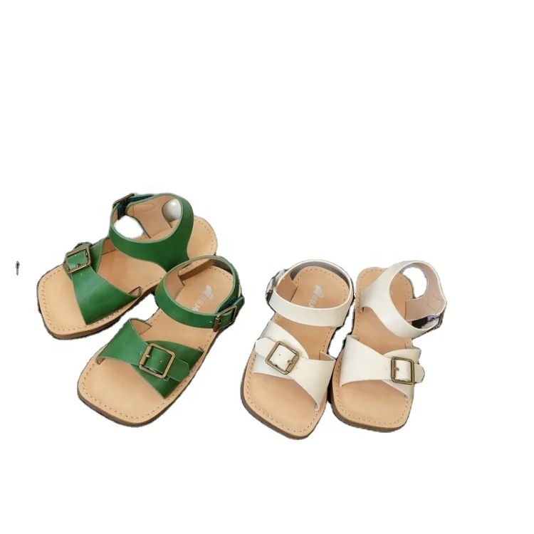 Summer Hot sell buckle strap anti-slip children kids square toe leather sandals shoes for girl boy, Green/white
Summer Hot sell buckle strap anti-slip children kids square toe leather sandals shoes for girl boy, Green/white