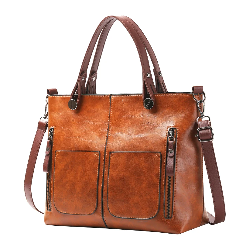 Vintage Retro Simple Luxury Large Portable Girl PU Leather Shoulder Cross Body Bag Female Tote Ladies Bag Women's Handbag, Khaki, black, brown, gary, purple
Vintage Retro Simple Luxury Large Portable Girl PU Leather Shoulder Cross Body Bag Female Tote Ladies Bag Women's Handbag, Khaki, black, brown, gary, purple