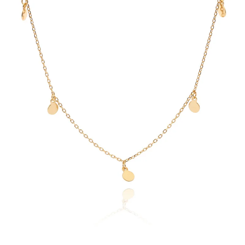 2021 NEW INS 925 Sterling Silver plainTiny Disc round Necklace 925 Silver Minimalist Jewellery 18K Gold Choker Necklace, Plain
2021 NEW INS 925 Sterling Silver plainTiny Disc round Necklace 925 Silver Minimalist Jewellery 18K Gold Choker Necklace, Plain