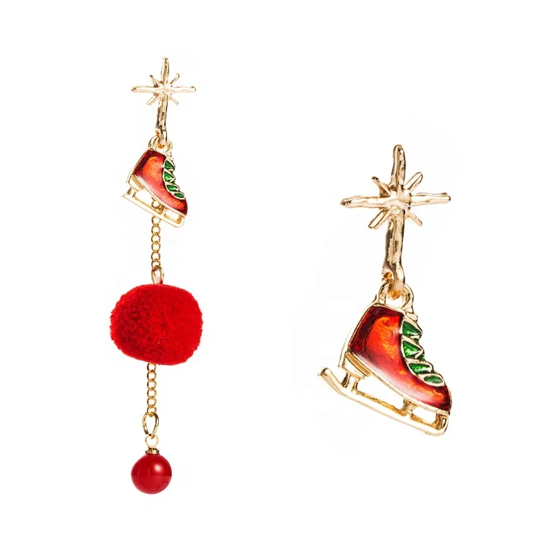 Fashion Oil Drop Christmas Snow Boots Pendant Earrings Imitation Pearl Hair Ball Long Drop Earrings for Girls Christmas Gifts
Fashion Oil Drop Christmas Snow Boots Pendant Earrings Imitation Pearl Hair Ball Long Drop Earrings for Girls Christmas Gifts