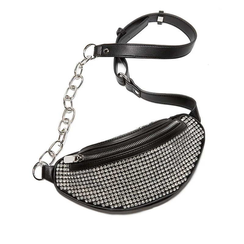 Designer Rhinestone chest bag waist bag and bling for women fashion design 2021 new bling money purse party bag, Silver
Designer Rhinestone chest bag waist bag and bling for women fashion design 2021 new bling money purse party bag, Silver