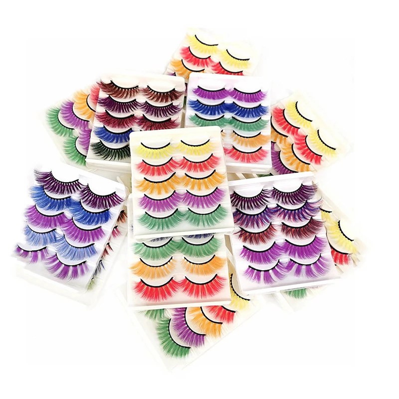 colorful eyelashes wholesale colored faux mink lashes with eyelashes package box luxury colored eyelash strips
colorful eyelashes wholesale colored faux mink lashes with eyelashes package box luxury colored eyelash strips