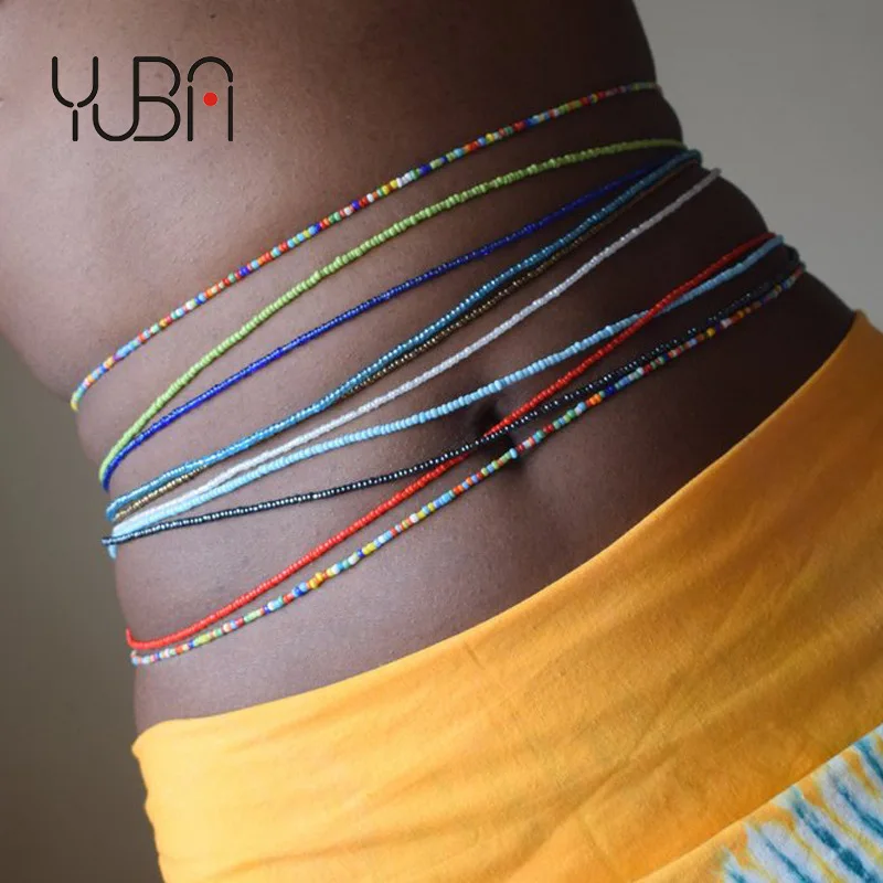 Jewelry Colorful Elastic Beads Waist Chains Kits Summer Beach Layered Belly Beads Body Chains African Bikini Jewelry Chains
Jewelry Colorful Elastic Beads Waist Chains Kits Summer Beach Layered Belly Beads Body Chains African Bikini Jewelry Chains
