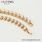 65257 Xuping18k ゴールドコスチュームジュエリー、ファッショントレンディ複数の色をご用意人工ジュエリー