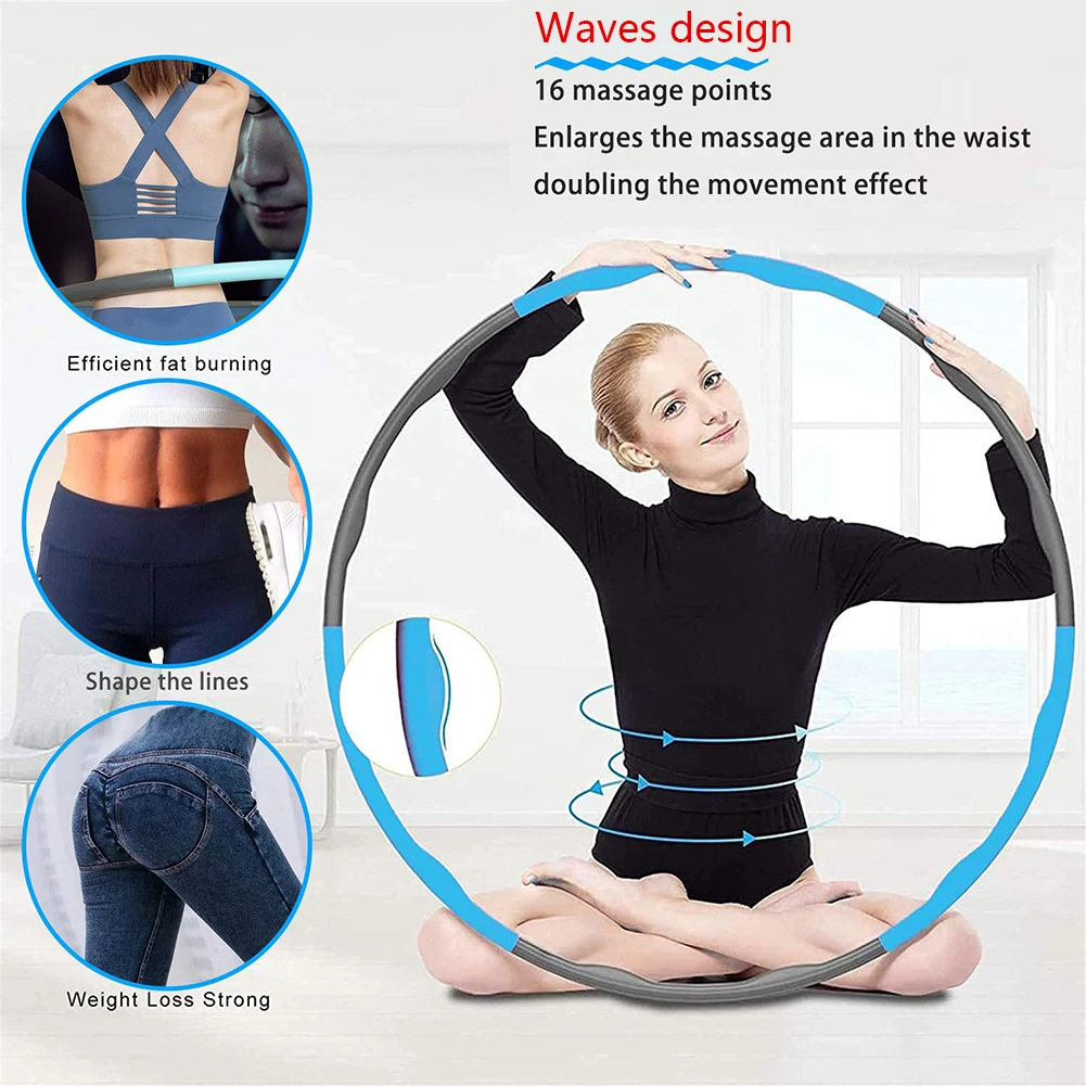 Sport Yoga Home Hoop Portable Exercise Fitness Removable Adjustable Waist Training Ring Belly Trainer Abdominal Weight
Sport Yoga Home Hoop Portable Exercise Fitness Removable Adjustable Waist Training Ring Belly Trainer Abdominal Weight