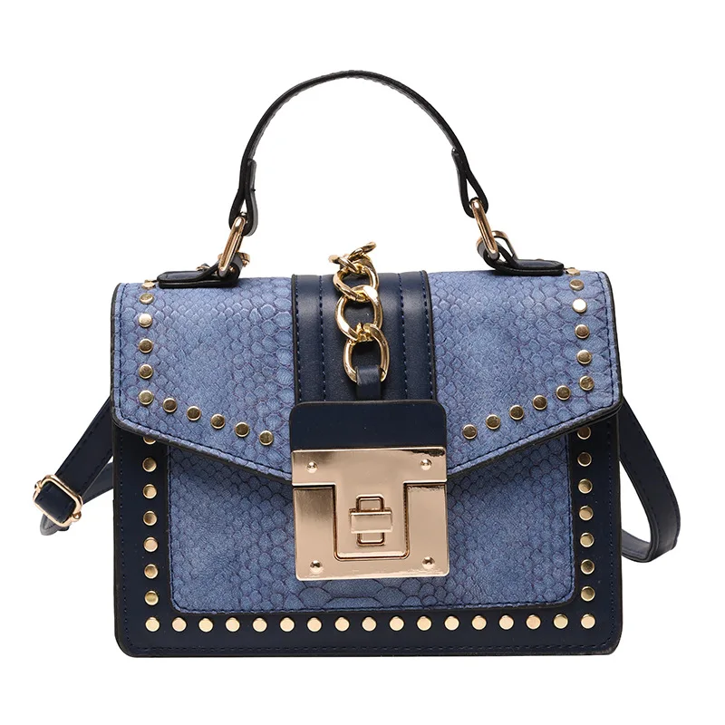2021 new Korean simple rivet casual shoulder tote bag high quality women PU leather crossbody bags
2021 new Korean simple rivet casual shoulder tote bag high quality women PU leather crossbody bags