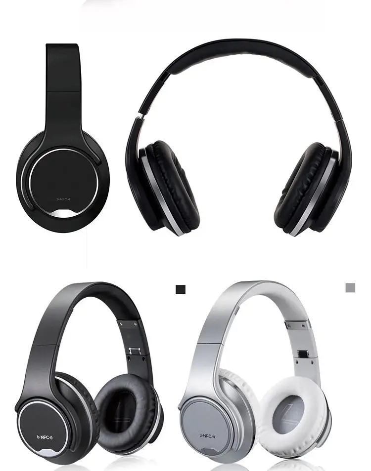 Factory wholesale newest active noise cancelling stereo wireless bluetooth headphone with nfc function - ANKUX.COM