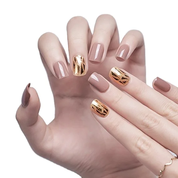 2022 New Design Korean High-end High Quality Luxury Square Nail Polish Fake Nails Tips Shine Fingernails With Glue Sticker
2022 New Design Korean High-end High Quality Luxury Square Nail Polish Fake Nails Tips Shine Fingernails With Glue Sticker