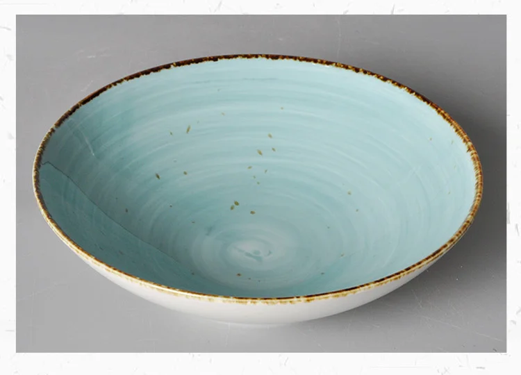 2020 New Design Direct Factory Good Quality Table Top Wholesale Ceramic Bowl Hotel Restaurant Porcelain Soup Bowl Salad Bowl