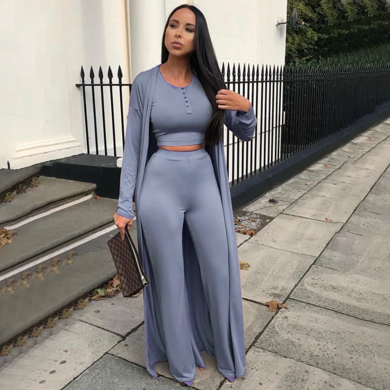 M2343 - pants and top coat fashion casual solid button wide leg long sleeve women three piece set
M2343 - pants and top coat fashion casual solid button wide leg long sleeve women three piece set