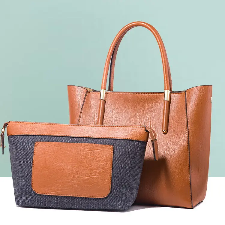 2 Pcs Bag Set Wholesale 2021 Readymade Pu Leather Fashion Sac A Main Femme Women Satchel Bag Tote Ladies Hand Bag Set
2 Pcs Bag Set Wholesale 2021 Readymade Pu Leather Fashion Sac A Main Femme Women Satchel Bag Tote Ladies Hand Bag Set