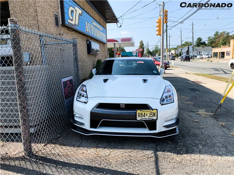 carbonado gtr r35 nismo 风格碳纤维前唇