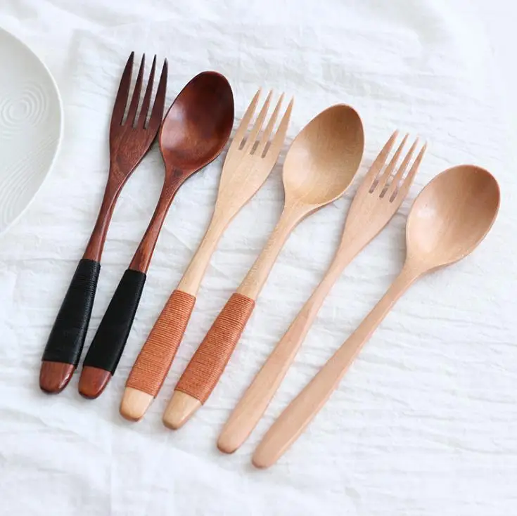 New arrived handmade food grade personalized custom logo restaurant wood spoon fork set, Natural wood color
New arrived handmade food grade personalized custom logo restaurant wood spoon fork set, Natural wood color