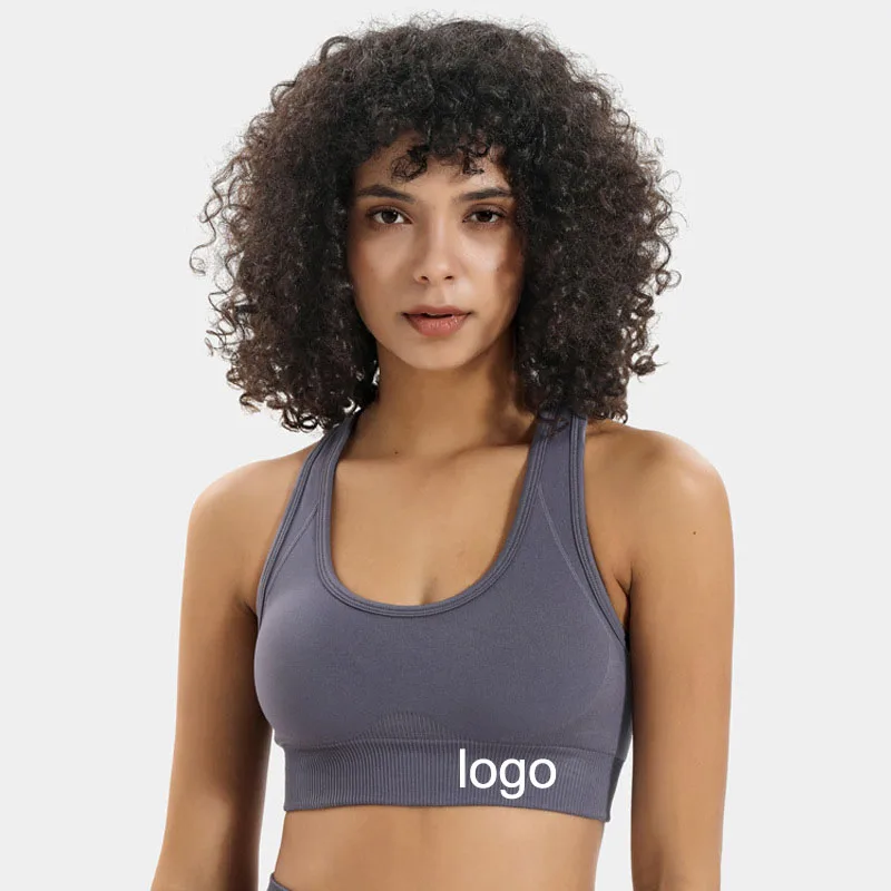 Custom Logo High Impact Seamless Yoga bra Sport Top Full Cover athletic crop top Gym Bra Women Activewear women's workout gear
Custom Logo High Impact Seamless Yoga bra Sport Top Full Cover athletic crop top Gym Bra Women Activewear women's workout gear