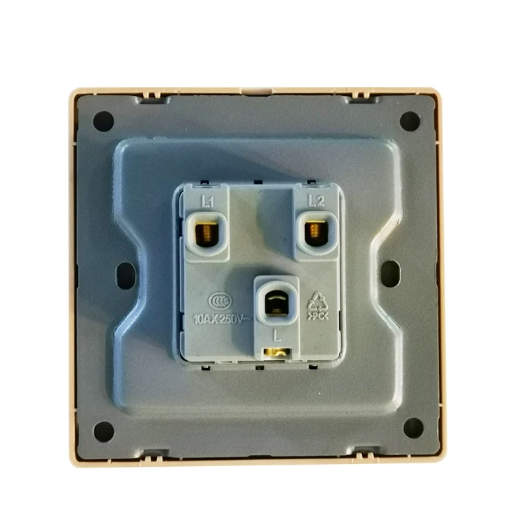 orthogonal china ctorch rose golden two gang two way lamp switch supply