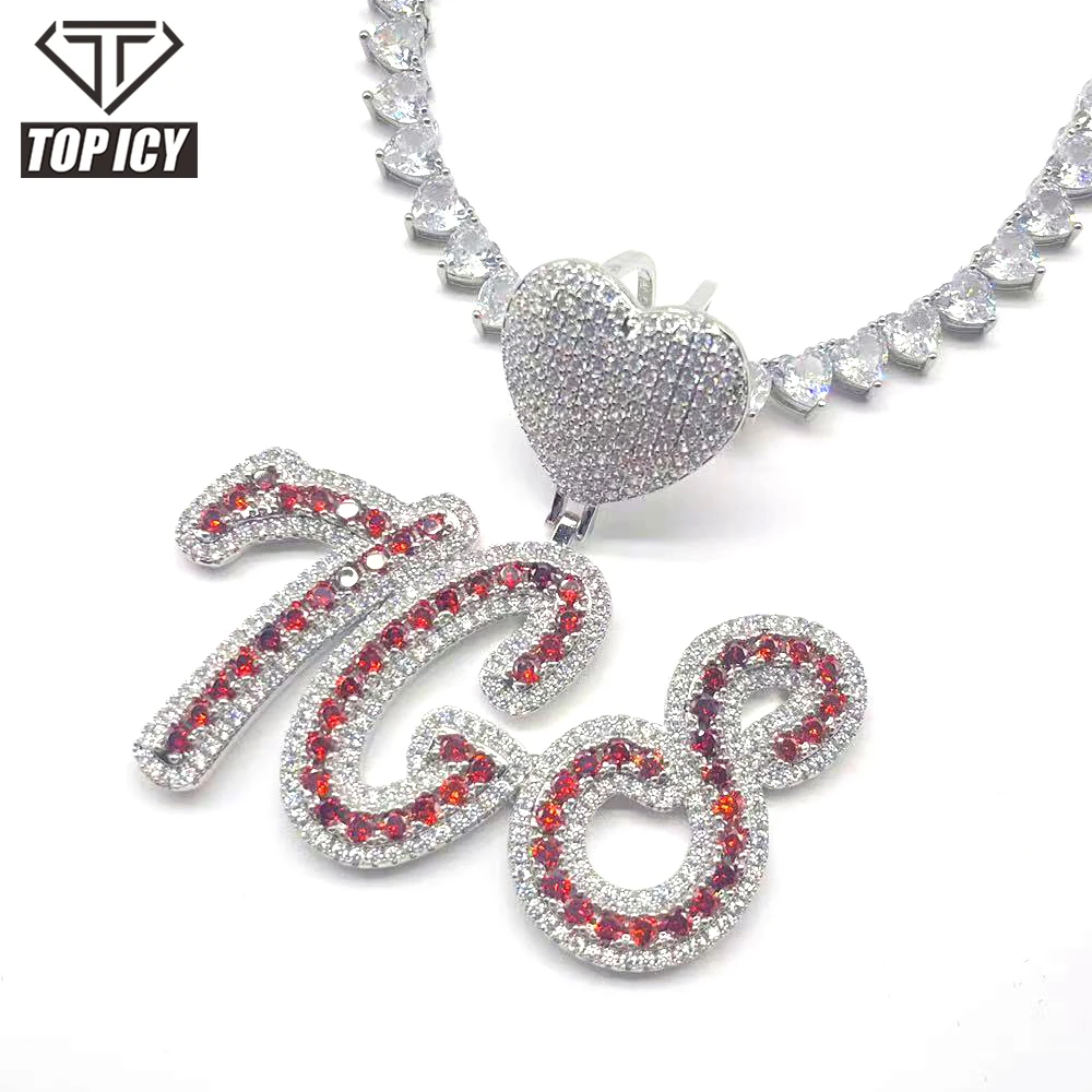 Heart Hook Multicolor Red Blue Zircon Custom Name necklace iced Out mix color Personalized Name Necklace Custom Fashion Jewelry, Silver/ gold/ rose gold
Heart Hook Multicolor Red Blue Zircon Custom Name necklace iced Out mix color Personalized Name Necklace Custom Fashion Jewelry, Silver/ gold/ rose gold