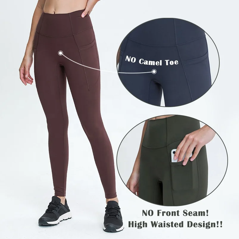 No Front Seam Leggings Women Tights Sports Leggings Workout Tights Yoga Pants with Pockets
No Front Seam Leggings Women Tights Sports Leggings Workout Tights Yoga Pants with Pockets