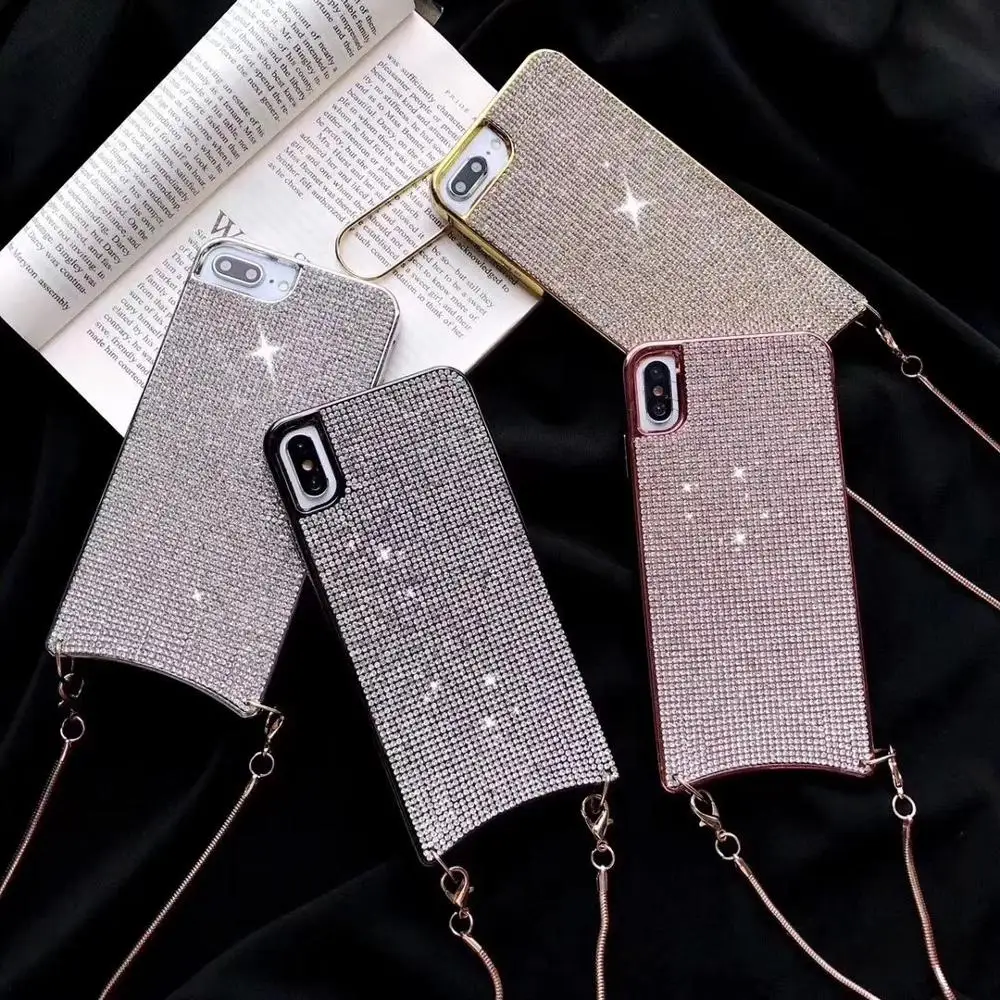 luxury accessories For iphone 7 necklace leather phone case for girls diamond bling mobile leather case crossbody phone bag case
luxury accessories For iphone 7 necklace leather phone case for girls diamond bling mobile leather case crossbody phone bag case