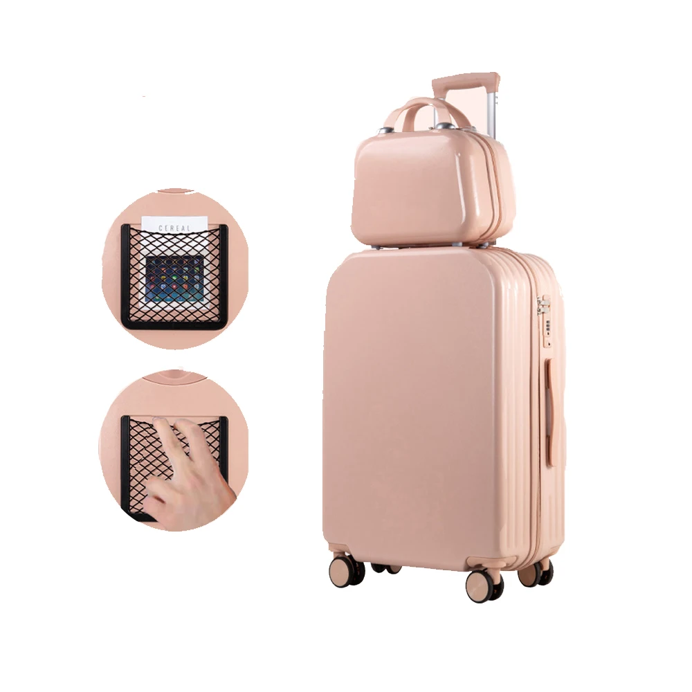Cosmetic Case Handbags And Suitcase Luggage Sets With Mesh Pocket For Travel, 5colors existing
Cosmetic Case Handbags And Suitcase Luggage Sets With Mesh Pocket For Travel, 5colors existing