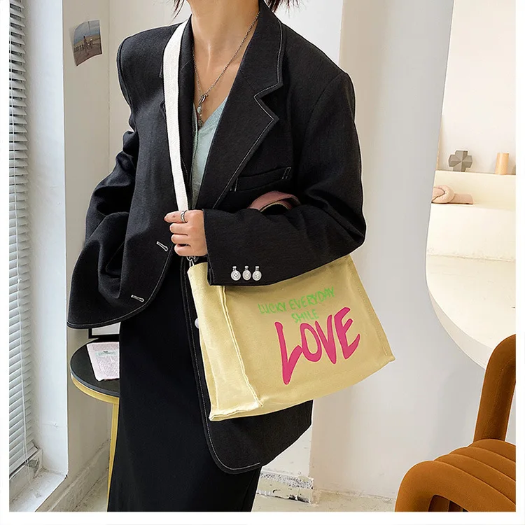 Fashion hit color printed canvas handbag Eco shopping bag outdoor beach bag, White, yellow, green, blue, pink
Fashion hit color printed canvas handbag Eco shopping bag outdoor beach bag, White, yellow, green, blue, pink