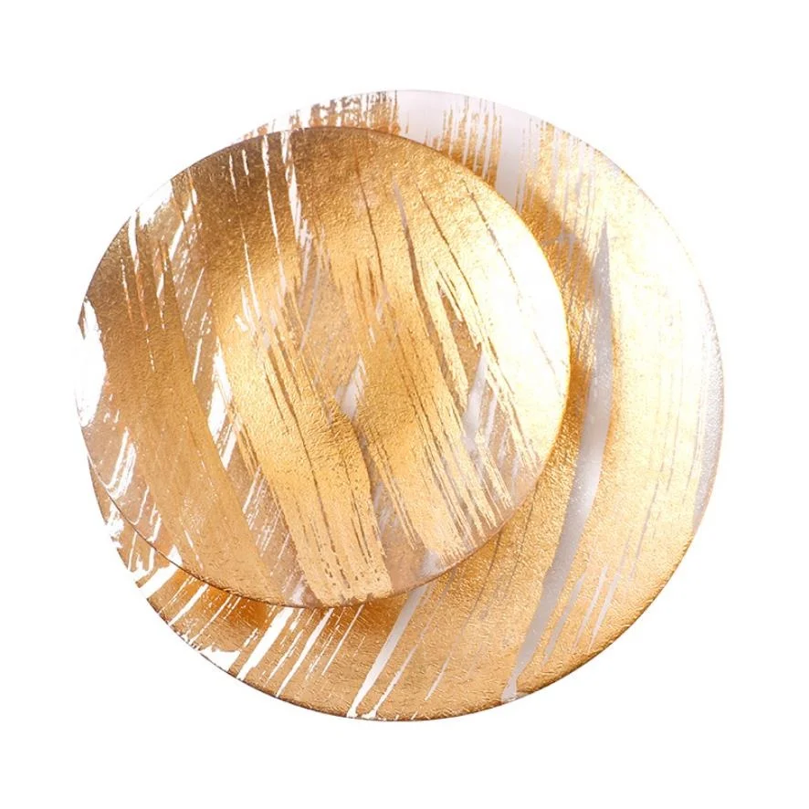 Plate Gold Rim Charger Wholesale Hot Selling High Quality Customer Design Round Shape Glass Clear Glass Wedding Plate Dish
Plate Gold Rim Charger Wholesale Hot Selling High Quality Customer Design Round Shape Glass Clear Glass Wedding Plate Dish