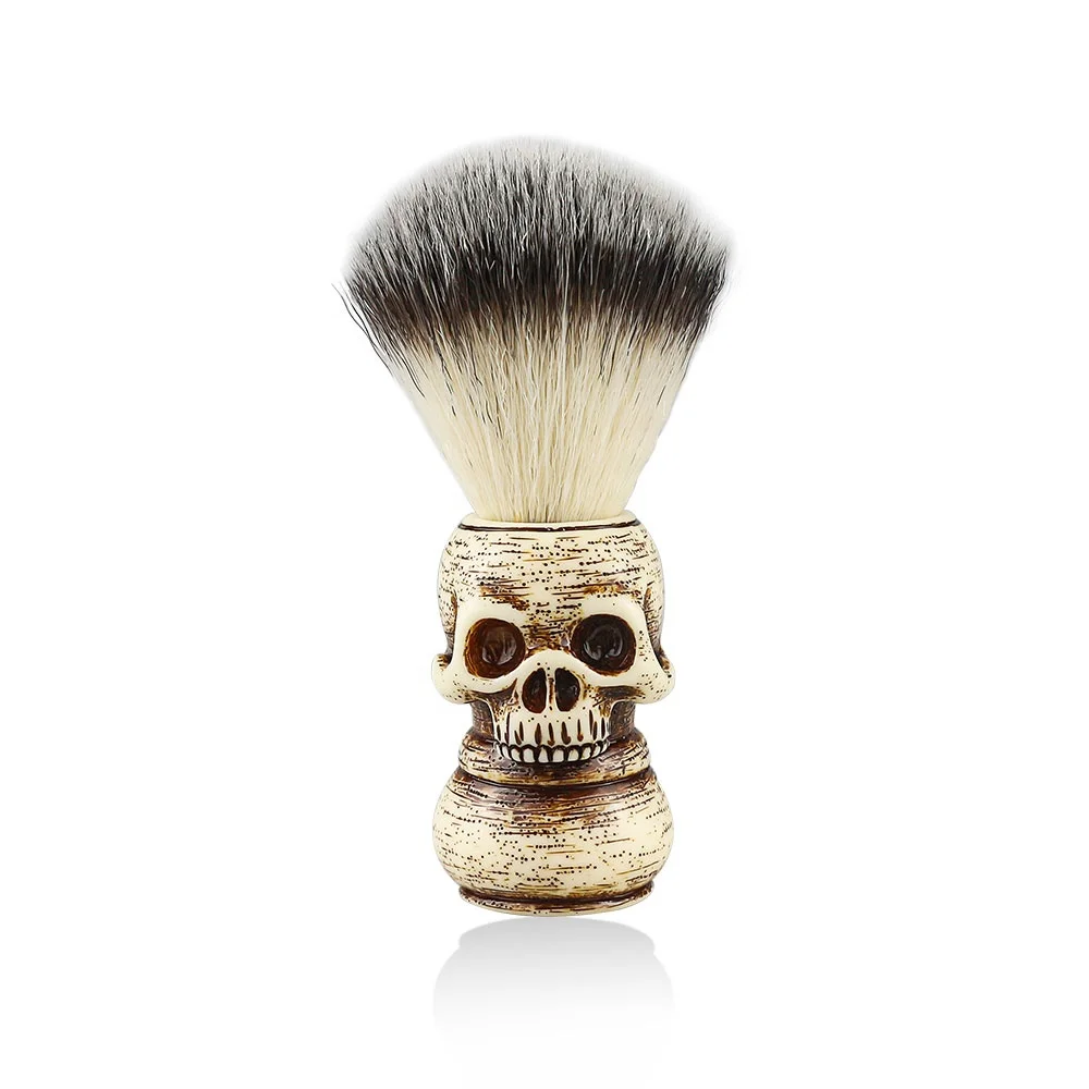 New Badger Hair Shaving Brush Skull Handle Beard Brush Skin-friendly Comfort Salon Facial Beard Cleaning Brush for men
New Badger Hair Shaving Brush Skull Handle Beard Brush Skin-friendly Comfort Salon Facial Beard Cleaning Brush for men