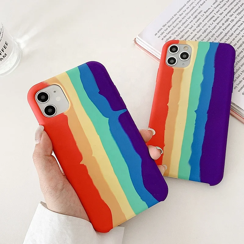 New Arrival Rainbow Color Silicone Liquid Phone Case For iPhone 12 11 Pro Max X XS XR Cell Phone Protect Case, 4 colors like picture show
New Arrival Rainbow Color Silicone Liquid Phone Case For iPhone 12 11 Pro Max X XS XR Cell Phone Protect Case, 4 colors like picture show