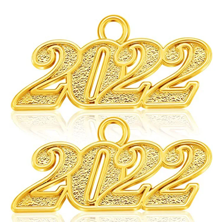 Graduation Alloy Gold 2022 Year Charm for Graduation Tassel for New Year Christmas Congratulation Decoration, Gold silver
Graduation Alloy Gold 2022 Year Charm for Graduation Tassel for New Year Christmas Congratulation Decoration, Gold silver
