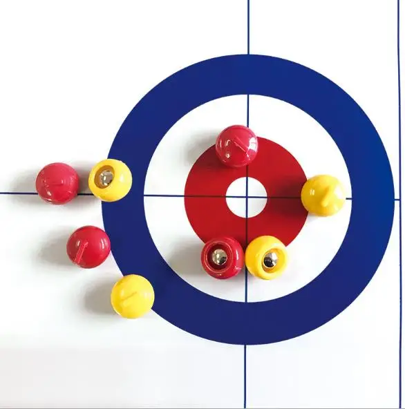 Mini curling ball children's educational toy table game
Mini curling ball children's educational toy table game