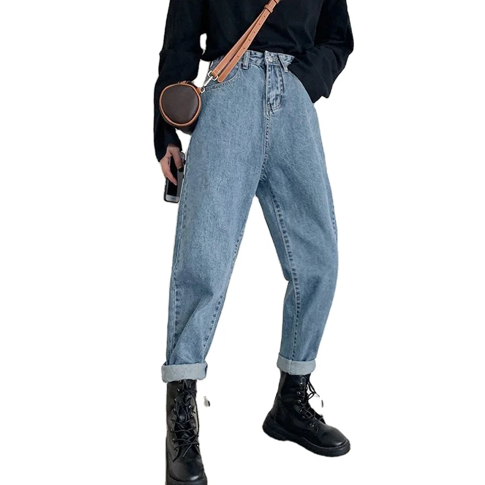 Women's Plus Size Jeans & Pants Women Casual Streetwear Harem Boy Friend High Waist Mom Jeans Ladies Denim Trousers Wholesale
Women's Plus Size Jeans & Pants Women Casual Streetwear Harem Boy Friend High Waist Mom Jeans Ladies Denim Trousers Wholesale