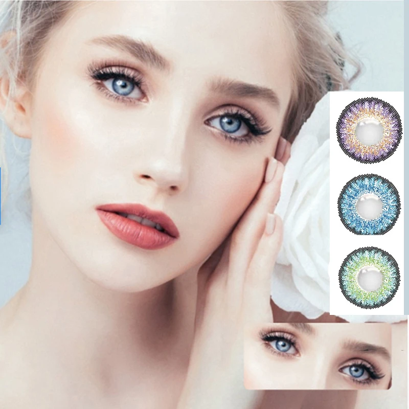 Hot Sale Style Wholesale Colored Contacts Natural Yearly And Daily Comfortable Colored Eye Contact Lenses, 3 colors
Hot Sale Style Wholesale Colored Contacts Natural Yearly And Daily Comfortable Colored Eye Contact Lenses, 3 colors