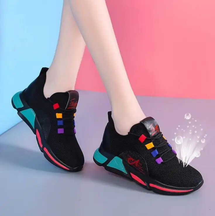 New design breathable net running travel shoes factory sales spring and summer leisure sports students flat women white shoes, Black ,white
New design breathable net running travel shoes factory sales spring and summer leisure sports students flat women white shoes, Black ,white