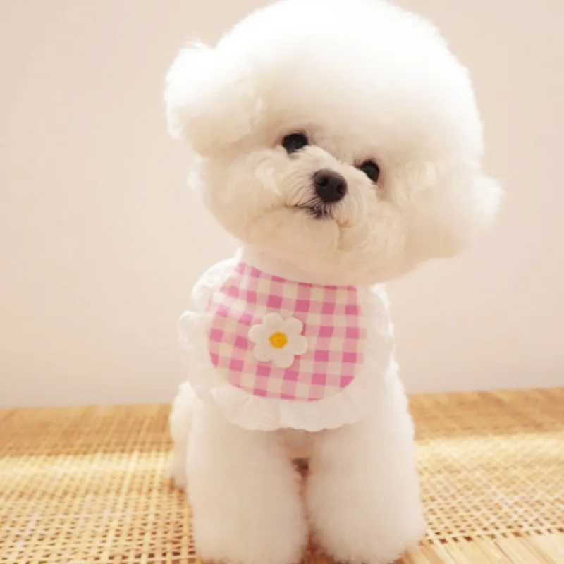 Korean Sweet Flower Lace Cotton Pet Accessories Cat Dog Bandana Scarf, Yellow, pink, orange, blue
Korean Sweet Flower Lace Cotton Pet Accessories Cat Dog Bandana Scarf, Yellow, pink, orange, blue