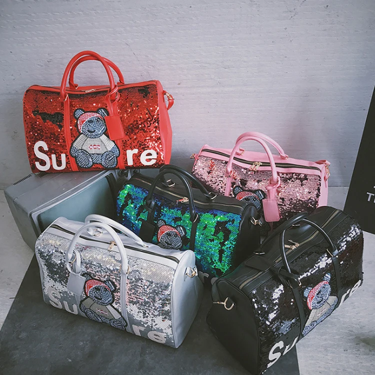New Spend Da Night Bag Duffle Travel Hand Pack Fashion Sequin Duffle Bags For Outdoor Travel Gym Sports, Customized
New Spend Da Night Bag Duffle Travel Hand Pack Fashion Sequin Duffle Bags For Outdoor Travel Gym Sports, Customized
