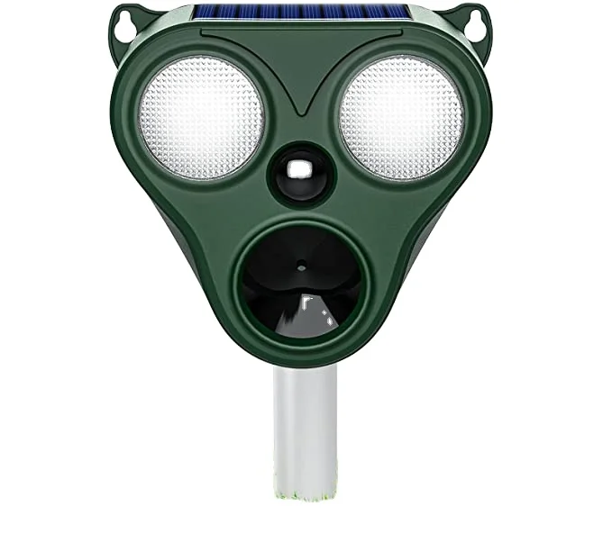 High effective Outdoor solar repellente ultrasonici bat fox trap owl to scare bird away animal drives repeller for garden
High effective Outdoor solar repellente ultrasonici bat fox trap owl to scare bird away animal drives repeller for garden