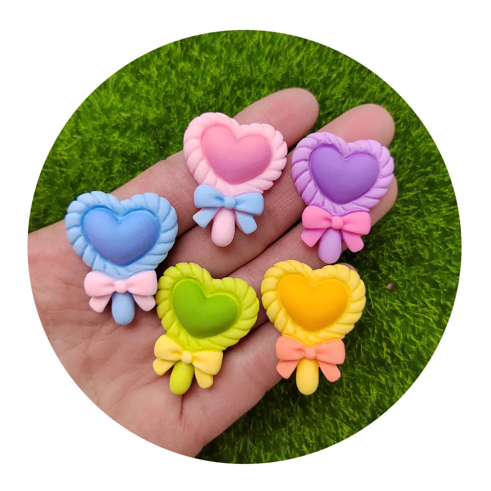 Mini Cute Kawaii Heart Shaped Lollipop Flat Resin Cabochon Scrapbook DIY Hairpin Embellishments Charm Accessories
Mini Cute Kawaii Heart Shaped Lollipop Flat Resin Cabochon Scrapbook DIY Hairpin Embellishments Charm Accessories