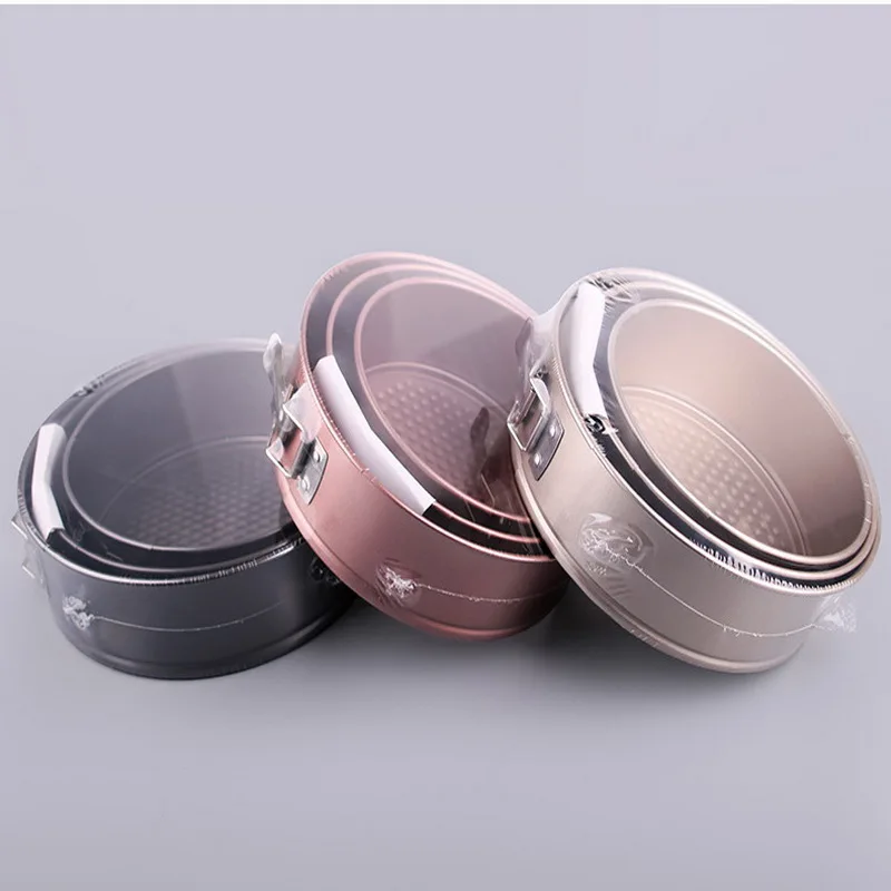 3pcs 18 20 22 gold rose grey round carbon steel colored fashion cake making tools baking mould set, As picture
3pcs 18 20 22 gold rose grey round carbon steel colored fashion cake making tools baking mould set, As picture