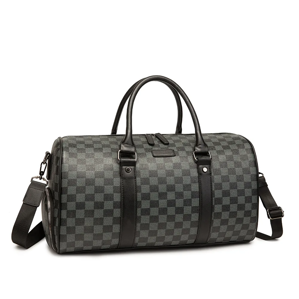Factory Outlet Checkered makeup travel bag travel bags hand suitcase Fitness Luggage Bag, Grey black
Factory Outlet Checkered makeup travel bag travel bags hand suitcase Fitness Luggage Bag, Grey black