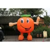customized inflatable fruit orange cartoon model decoration inflatable mascot with blower