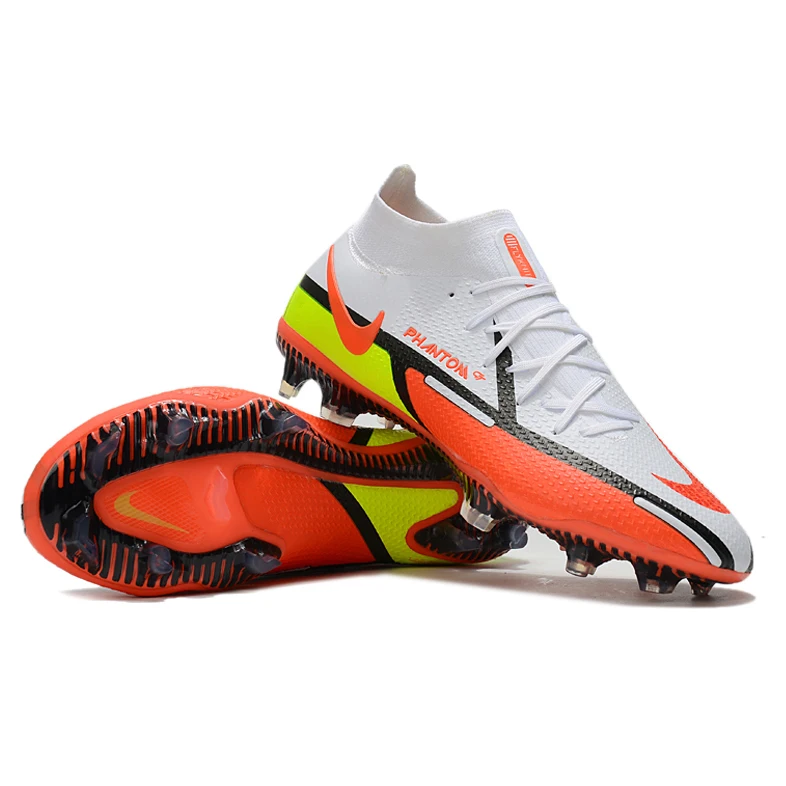 Phantom GT 2nd generation low top waterproof 3D full knit original sole FG football shoes size, Orange
Phantom GT 2nd generation low top waterproof 3D full knit original sole FG football shoes size, Orange